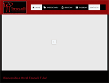 Tablet Screenshot of hotelteocallitula.com